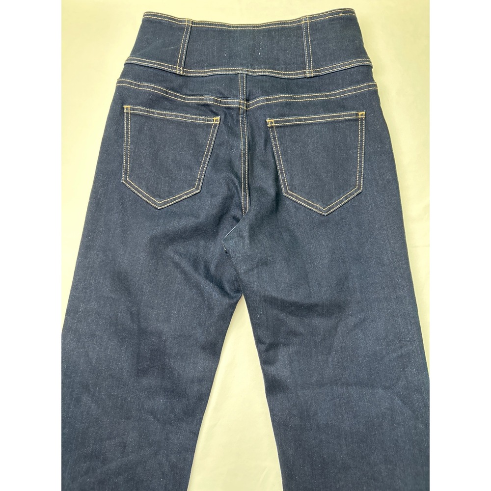Joie High Waisted Button Fly Dark Wash Denim Jeans Size 27/4 - Picture 4 of 10